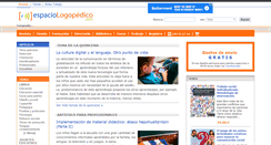 Desktop Screenshot of espaciologopedico.com
